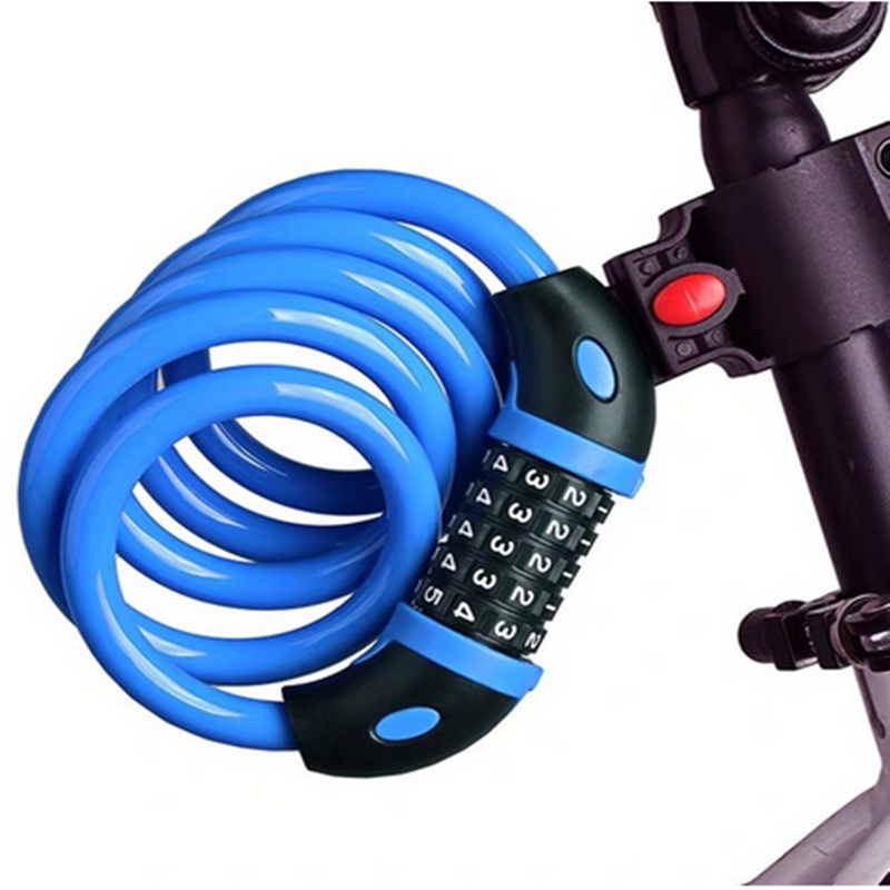 BicycleLock5DigitCode1200mm12mmAnti-theftLockBikeSecurityAccessorySteelCableCyclingBicycleLock-1983508-2