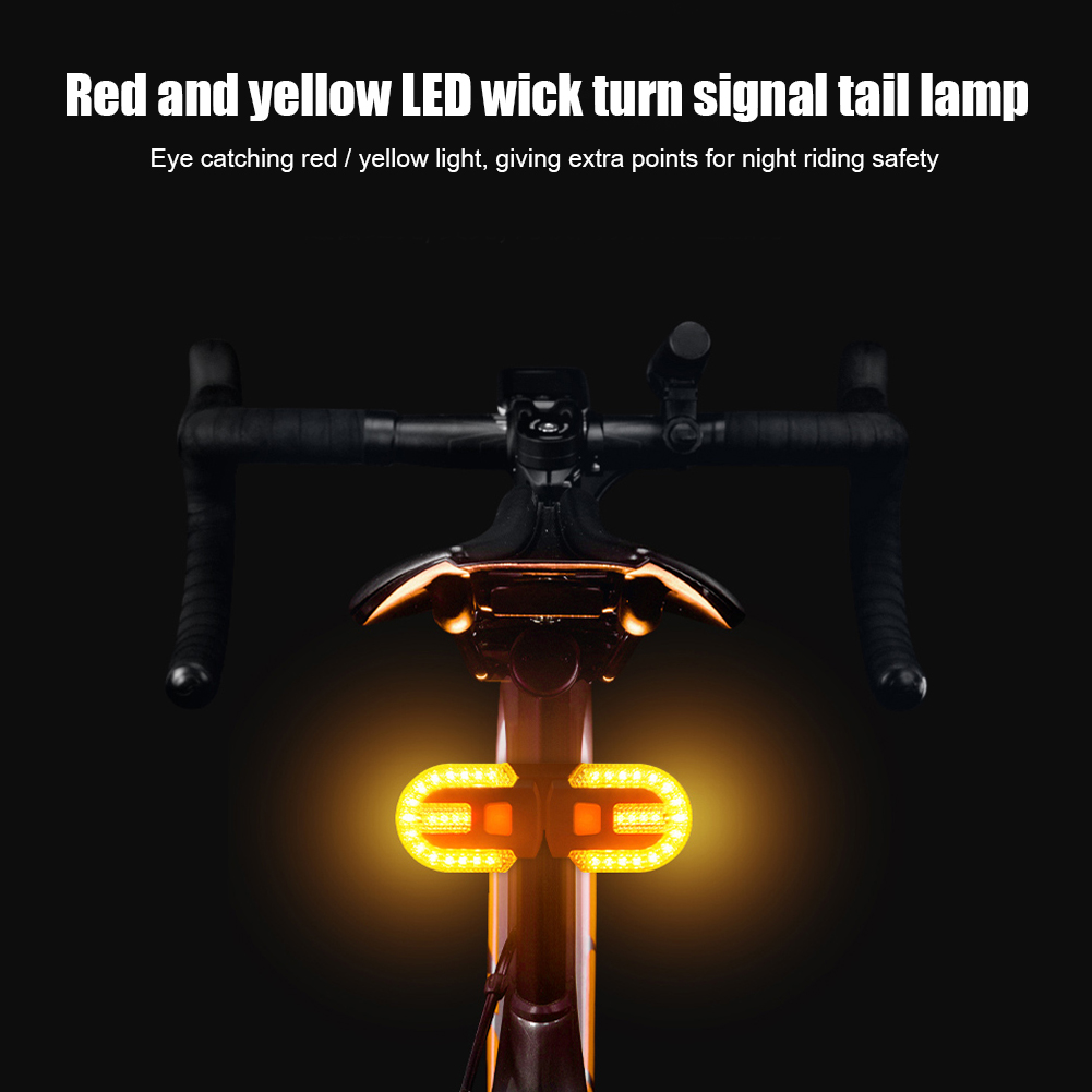 BicycleTurnSignalLightWirelessRemoteControlBikeTaillightUSBRechargeableBicycleFrontRearLightLEDBikeW-1979904-2
