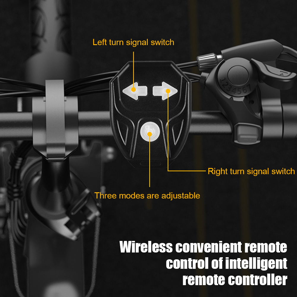 BicycleTurnSignalLightWirelessRemoteControlBikeTaillightUSBRechargeableBicycleFrontRearLightLEDBikeW-1979904-10