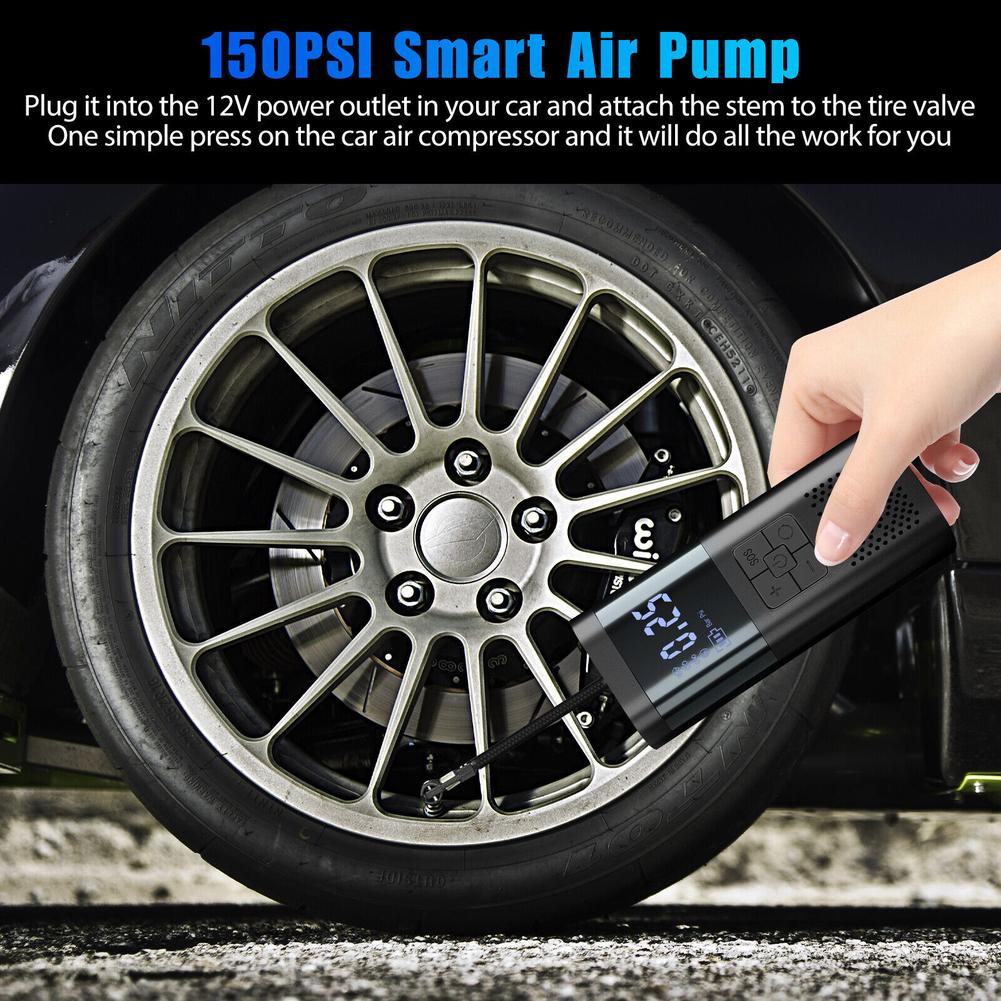 BikeAirCompressorMiniElectricalAirPumpwithLEDLampPowerBankFunctionPortableWirelessTireInflatablePump-1980764-5