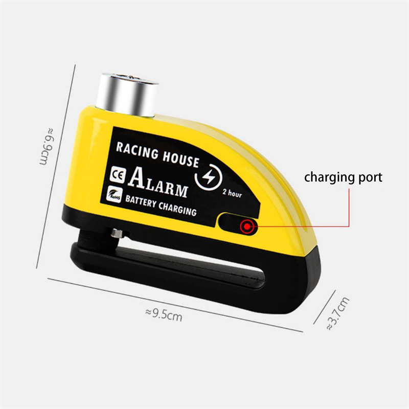 BikeAlarmDiscBrakeLockSecurityAnti-theftType-CRechargeableLargeCapacityBatteryWaterproofAluminumAllo-1996060-8