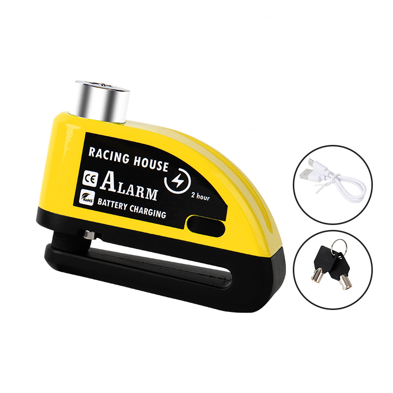 BikeAlarmDiscBrakeLockSecurityAnti-theftType-CRechargeableLargeCapacityBatteryWaterproofAluminumAllo-1996060-9