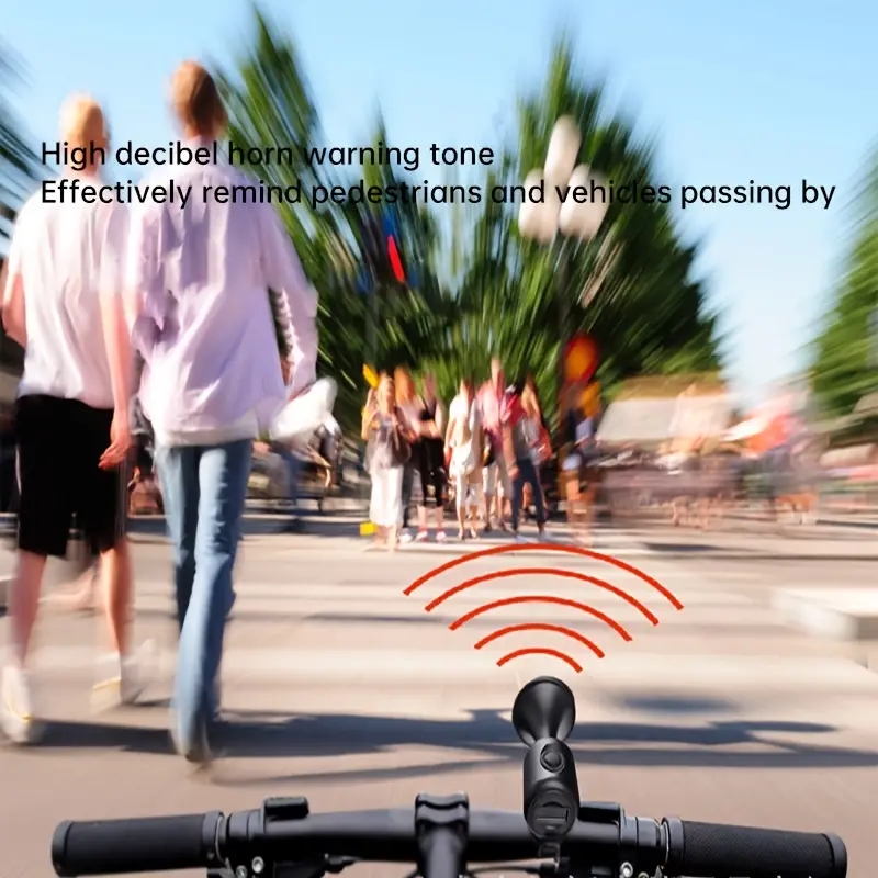 BikeElectronicLoudHornBicycle120dbWarningSafetyElectricBellBikeSirenBicycleHandlebarAlarmRingBikeAcc-1983279-2