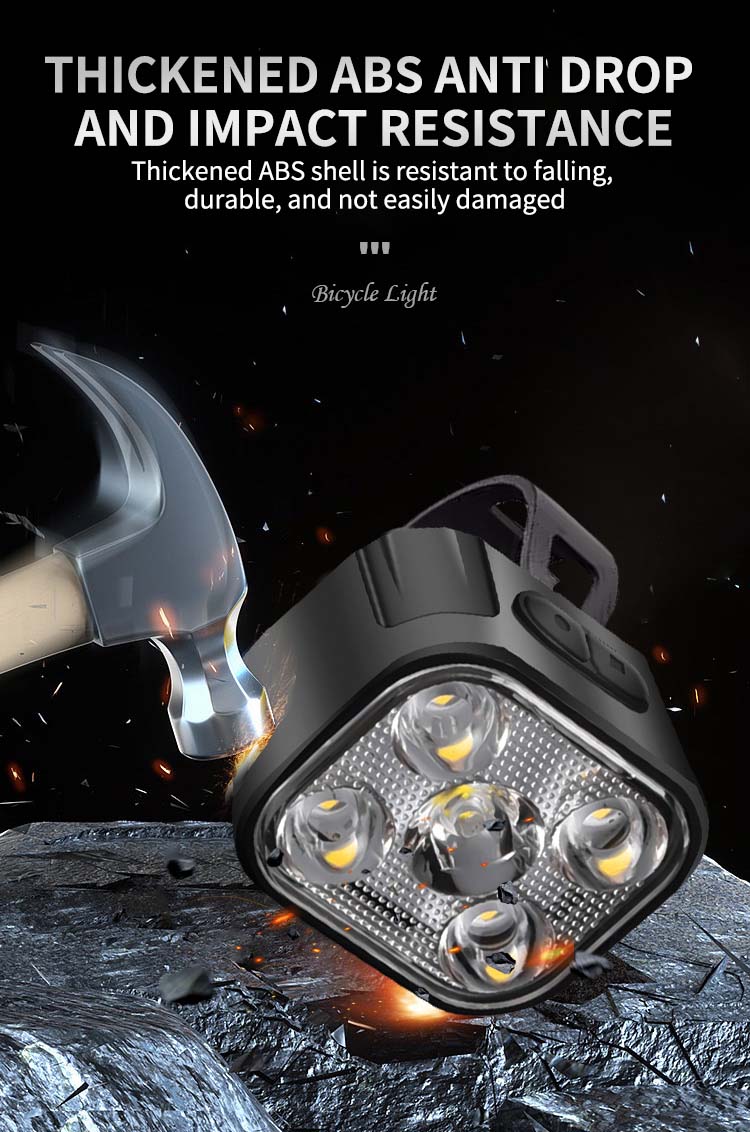 BikeHeadlight1000mAhBattery4LightModesType-CUSBChargingWaterproofLightweightFrontLightTaillightforNi-2003522-14