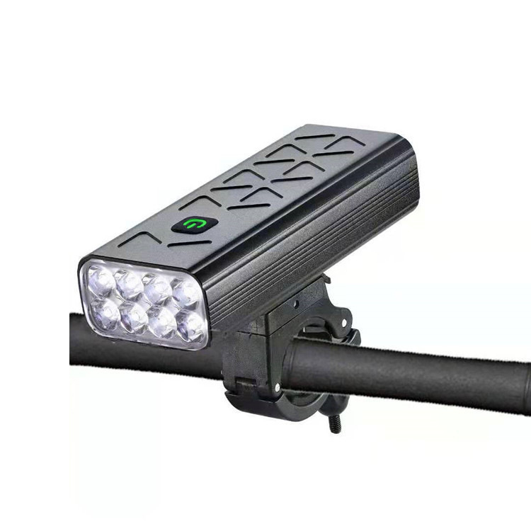 BikeLightHighPowerLEDFlashlightwith9600mABatteryAluminumAlloyTacticalRechargeableLEDTorchwith5ModesF-1981961-1