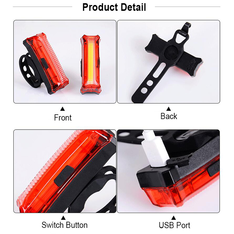 BikeTailLightUSBRechargeableforMTBRoadBicycleRearBackLightWaterproofNightCyclingsafetywarningLEDLamp-1981109-2