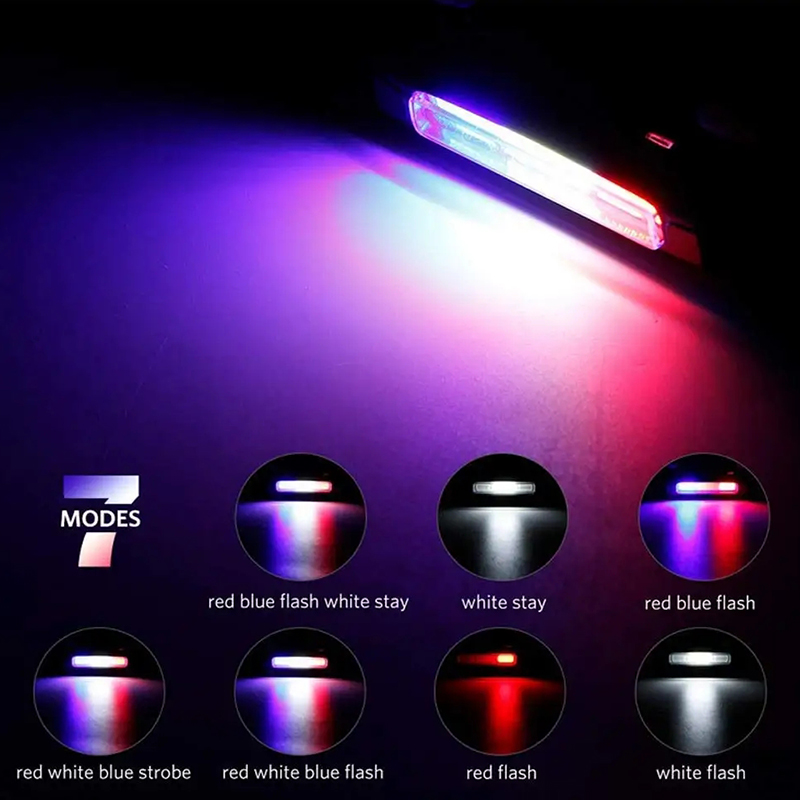 CanssesBikeTaillight500mAhBattery7LightModesUSBRechargeableWaterproofLightweightBicycleRearLightforN-2007787-1