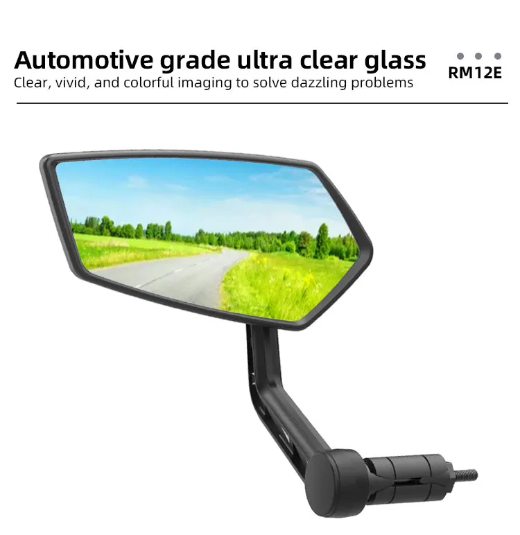 DRCKHROSRM-12EBicycleMirrorSetWideRangeHigh-DefinitionRearViewMirrorCyclingAdjustableBikeMirrorforE-2012356-2