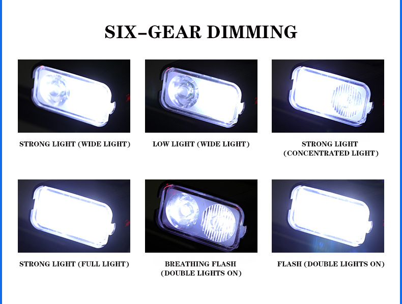 Double-LampUSBRechargeableBikeLightHeadlightOutdoorRidingLampIlluminationBicycleFrontLight-1981810-4