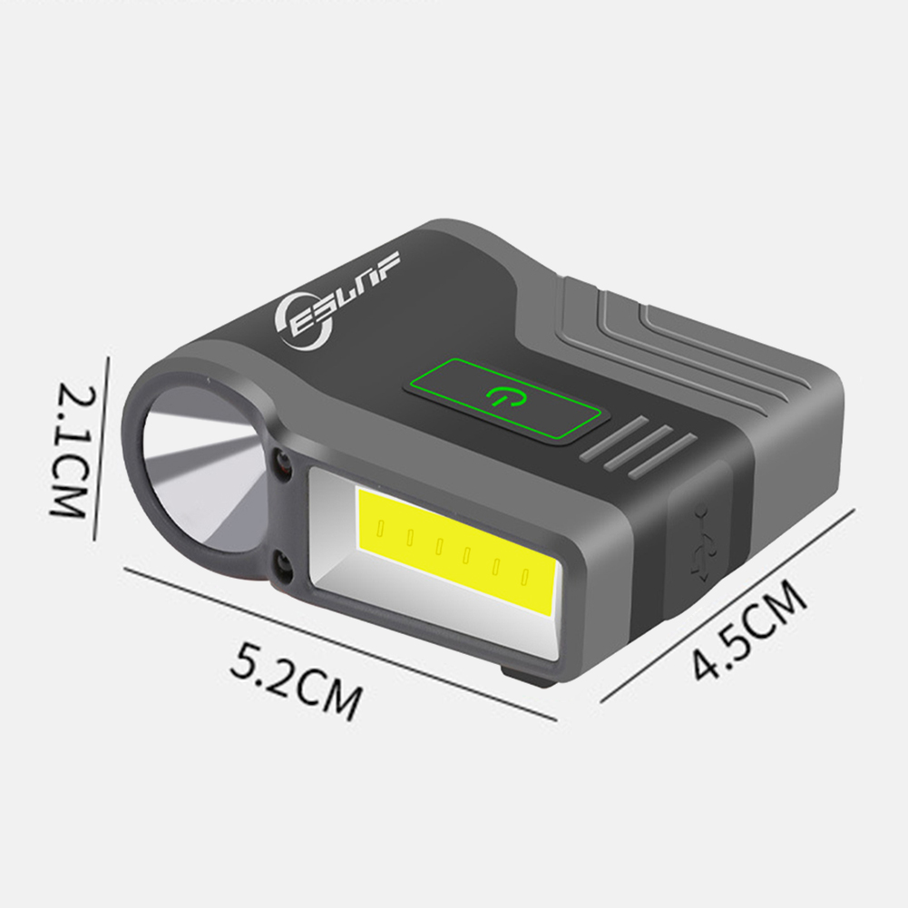 InductionCapClipLightPortableCOBLEDFishingHeadlampUSBRechargeableFlashlightCapHeadTorchLightForOutdo-1976198-9