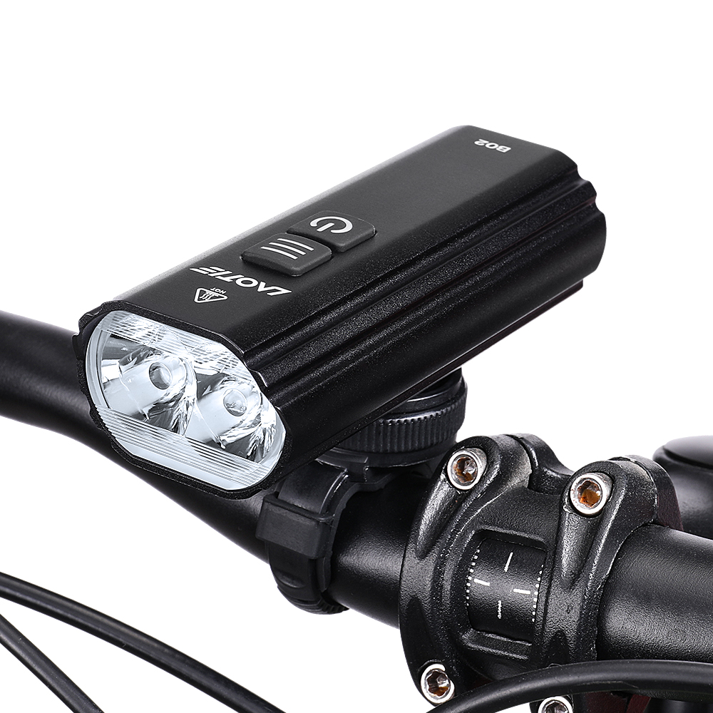 LAOTIEB021800LmBrightnessBikeHeadlight4800mAhBatteryAnti-glareDesignIPX6Waterproof5LightModesType-CF-2013492-10