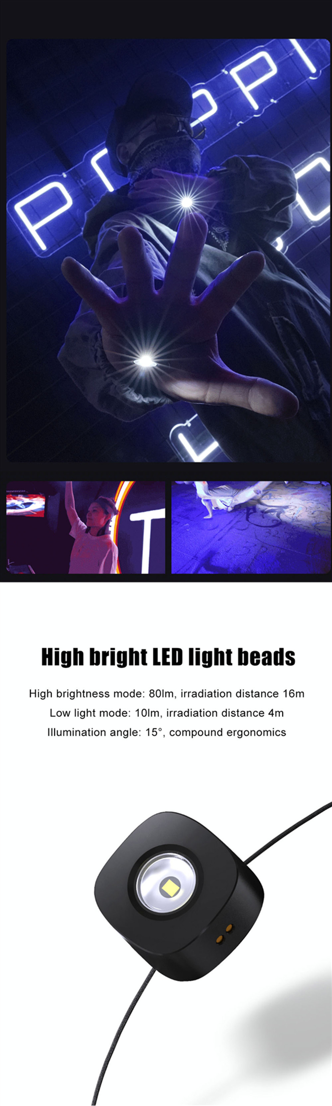 NextoolNightWalkingHeadlampwithPortableChargingCaseUltra-lightLEDLightingIPX4WaterproofOutdoorSports-1998215-6