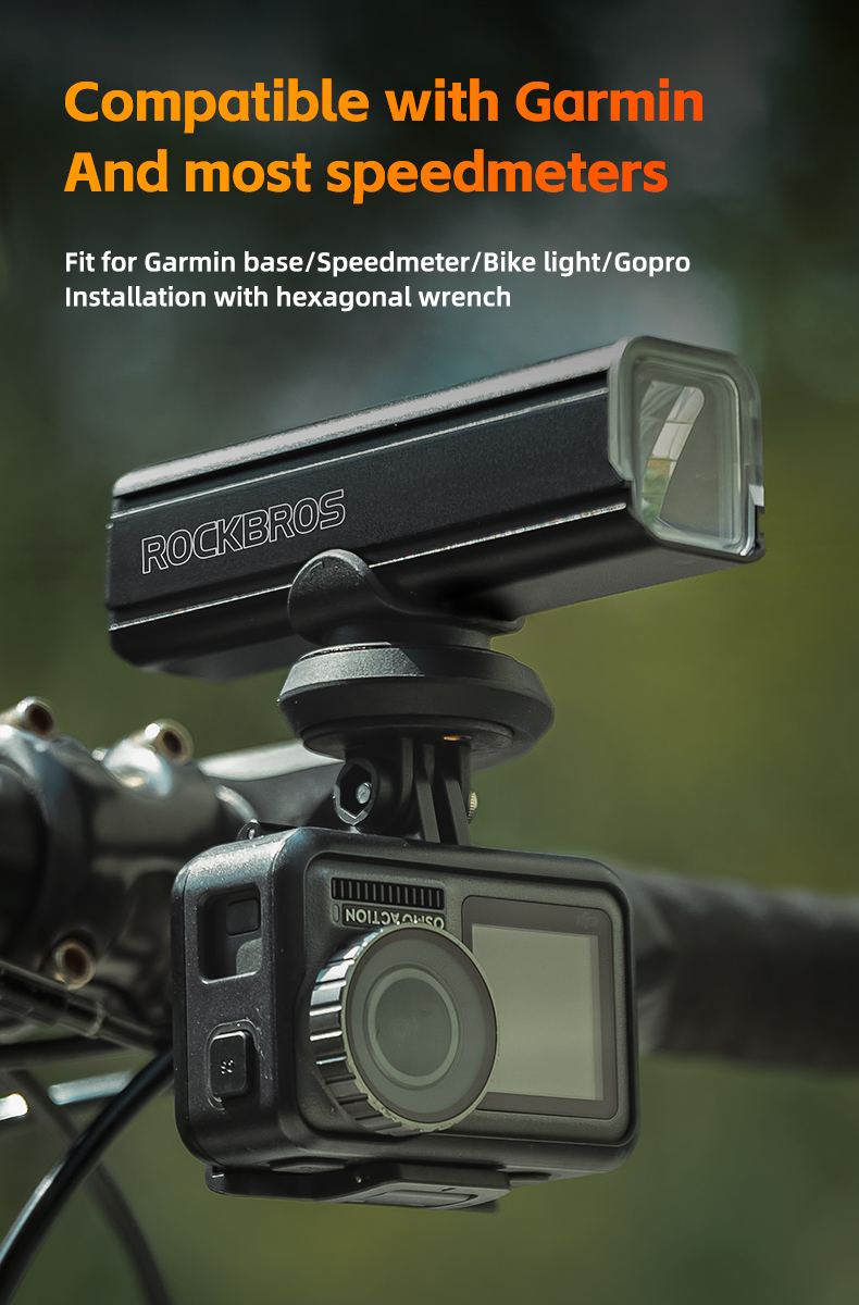 ROCKBROSBikeMountMultifunctionalHandlebarWaterproofUltralightCyclingStandSpeedometerCameraExtensionS-2010474-5