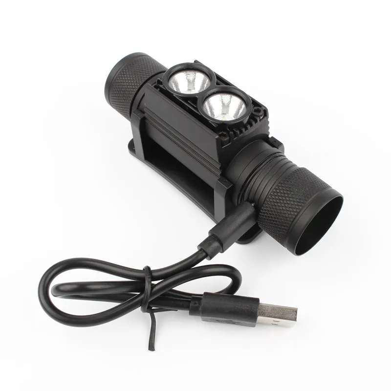 SEEKNITED10H25C1100LMLEDHeadlightMiniWhiteLightHeadTorchUSBChargerwith18650BatteryHeadlampCampingFla-2003701-13