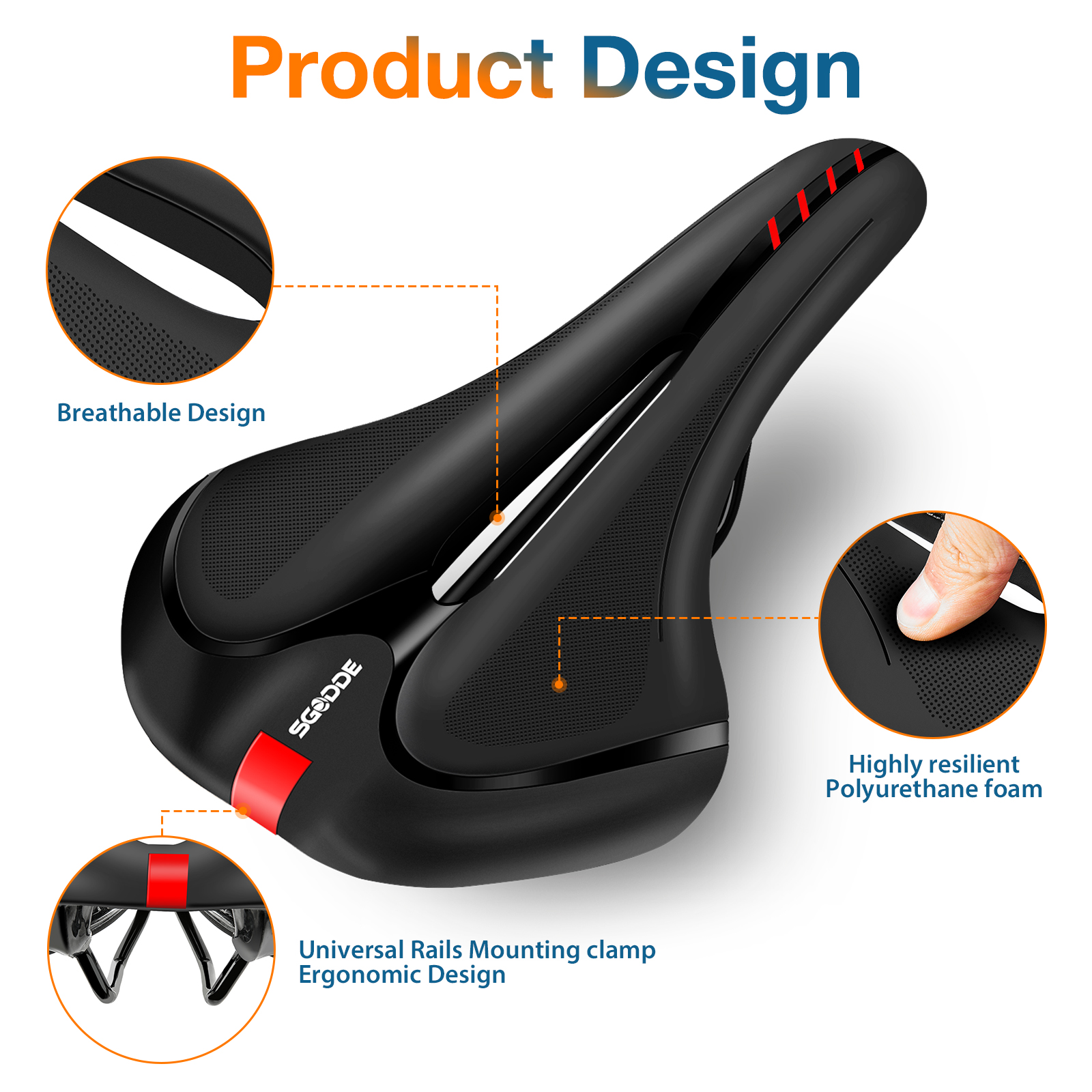 SGODDEBicycleSaddleBreathableSoftWaterproofShockAbsorptionBikeCushionSeatforMTBRoadBike-1878406-2