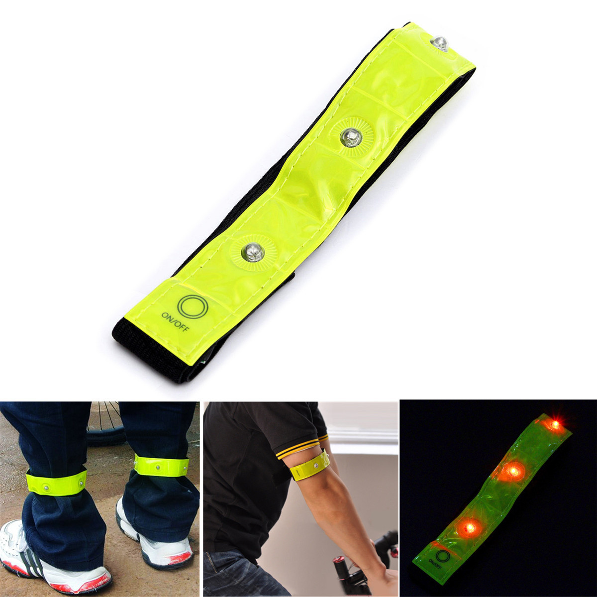 SafetyYellowArmbandLightReflectiveBandsNightWarningRidingFlashlightforRunningCyclingJoggingWalking-1891732-1