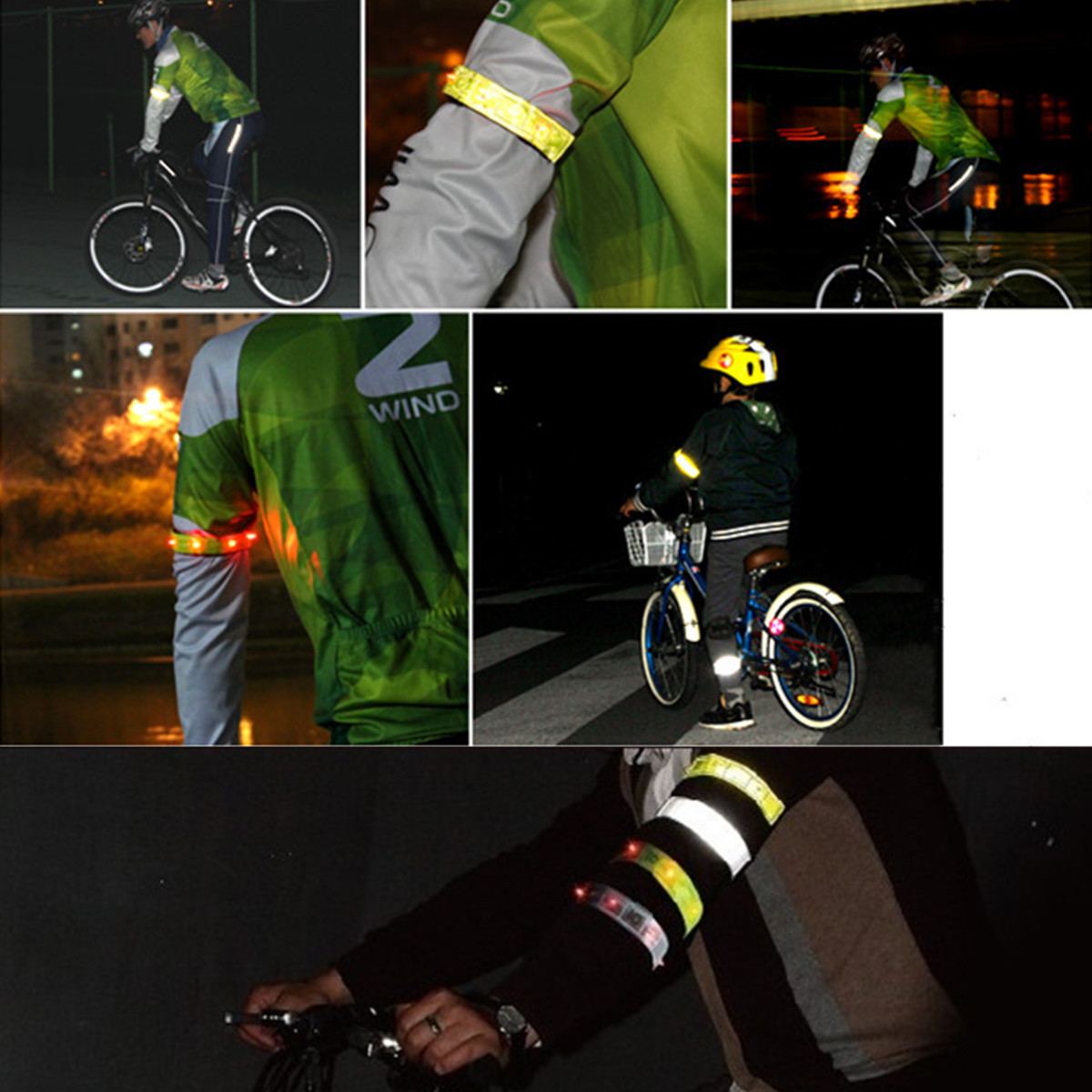 SafetyYellowArmbandLightReflectiveBandsNightWarningRidingFlashlightforRunningCyclingJoggingWalking-1891732-10