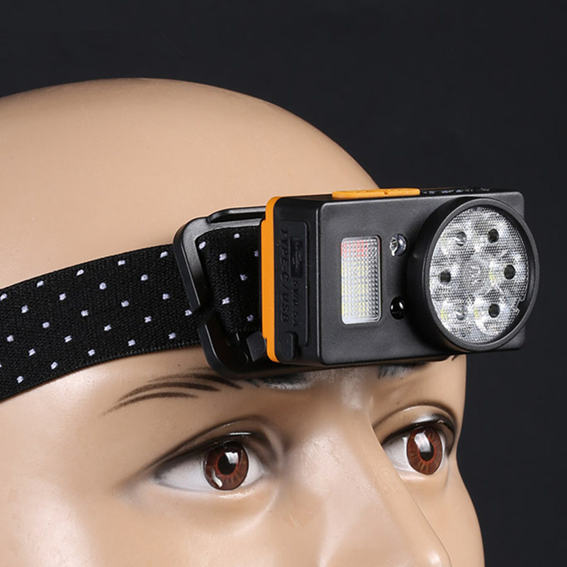 SensorHeadlampCOBLEDHeadLampFlashlightUSBRechargeableHeadTorchHeadLightwithBuilt-inBattery-1979426-7