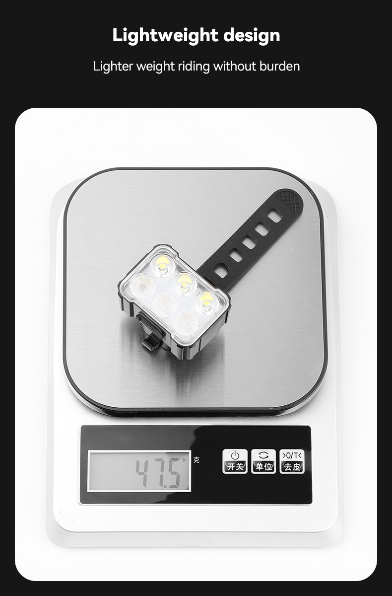 USBRechargeableBicycleLight4-6LampBeadsType-CChargingCyclingFlashlightForBikeLanternMTBHeadlightTail-1987256-9