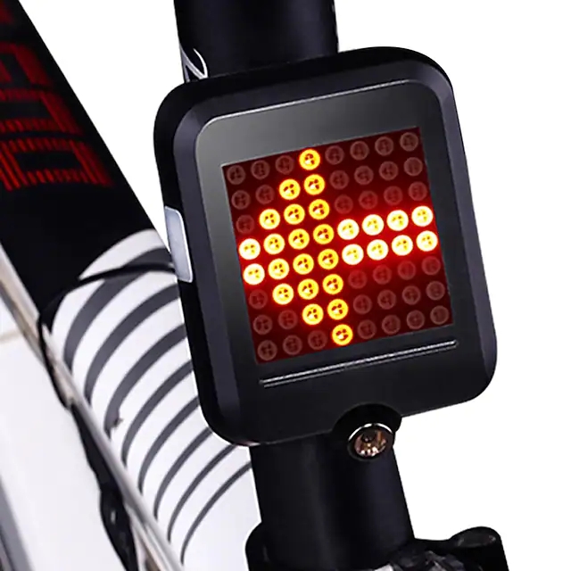 USBRechargeableBikeTailLightSmartBicycleTurnSignalLightswith80Lumens64LEDLightBeadsPortableBrakeLigh-1979691-1
