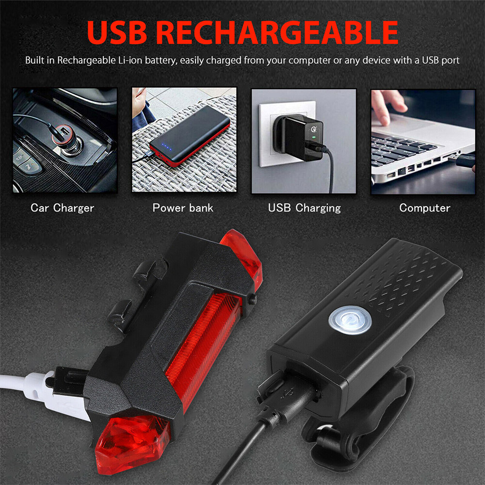 USBRechargeableLEDBikeHeadlightTaillightSetRainproofCyclingFrontBackHeadlightLampBicycleWarningLight-1979894-3