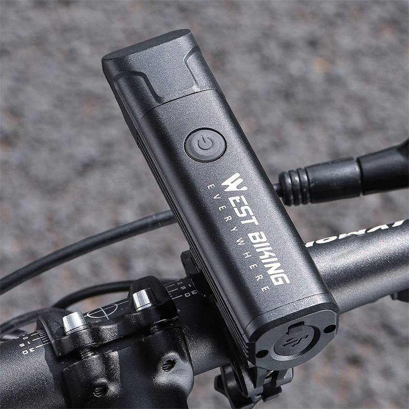 WESTBIKING1300LmSuperBrightnessBikeHeadlight1200mAhBatteryAnti-GlareIPX6WaterproofRechargeableBicycl-2000864-15