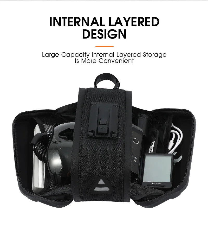 WESTBIKING27LLargeCapacityWaterproofBikeBagHardShellMTBRoadBikeUnderSeatToolBagQuickReleaseSaddlebag-2009483-6