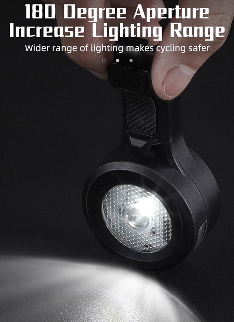 WESTBIKING2in1HornHeadlight120dBHighSoundBicycleBellHorn5LightModes400mAhType-CWaterproofElectricAnt-1996251-6