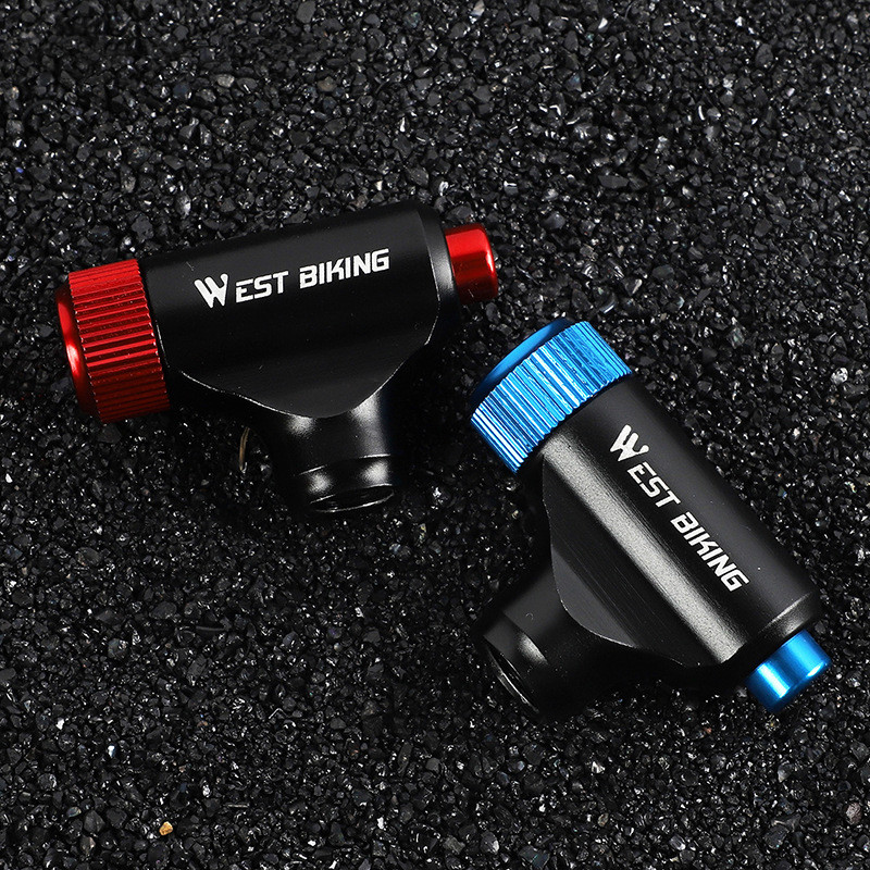 WESTBIKINGPortableMiniBikePumpUltralightAirCO2InflatorCyclingPumpBikeBallPump-2000976-13