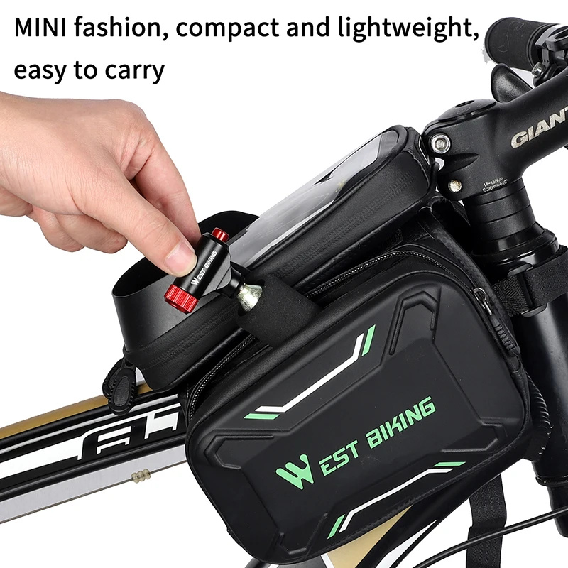 WESTBIKINGPortableMiniBikePumpUltralightAirCO2InflatorCyclingPumpBikeBallPump-2000976-6