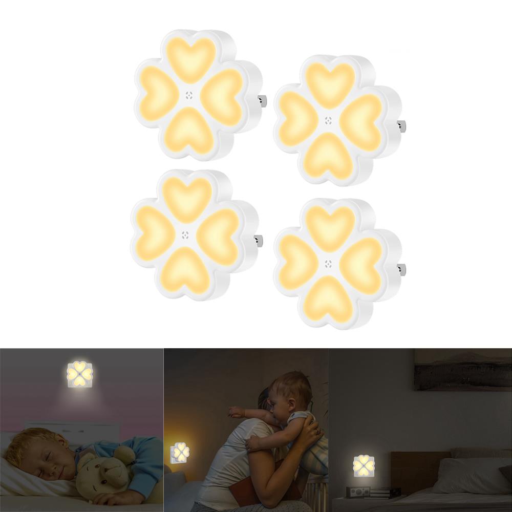 05WLightSensorLEDNightWallLampPlug-inForBabyKidBedroomHomeAC100-240V-1477836-1