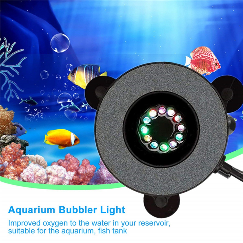 12LEDSubmersibleAquariumBubbleLightAirStoneFishTankPumpLampRemoteControl-1544602-1