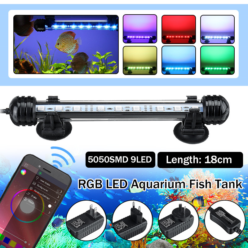 18cm5050SMD9LEDAquariumFishTankRGBLightSubmersibleWaterproofBarStripLamp-1698691-1