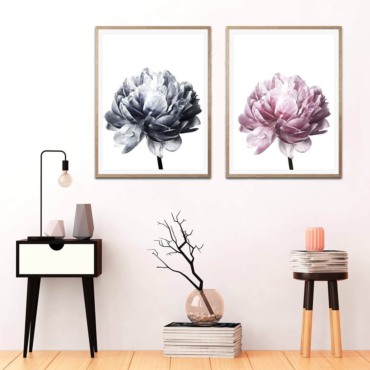 20x3030x40cmFlowerModernWallArtCanvasPaintingsPictureHomeDecorMuralPosterwithFrame-1632681-1