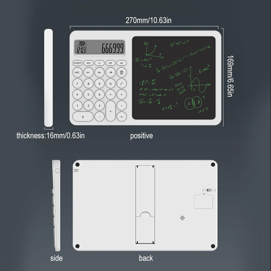 2in1DesktopStandingCalculatorWithLCDWritingTabletElectronicCalendarTimeTemperaturesforMathCalculatio-2007143-10