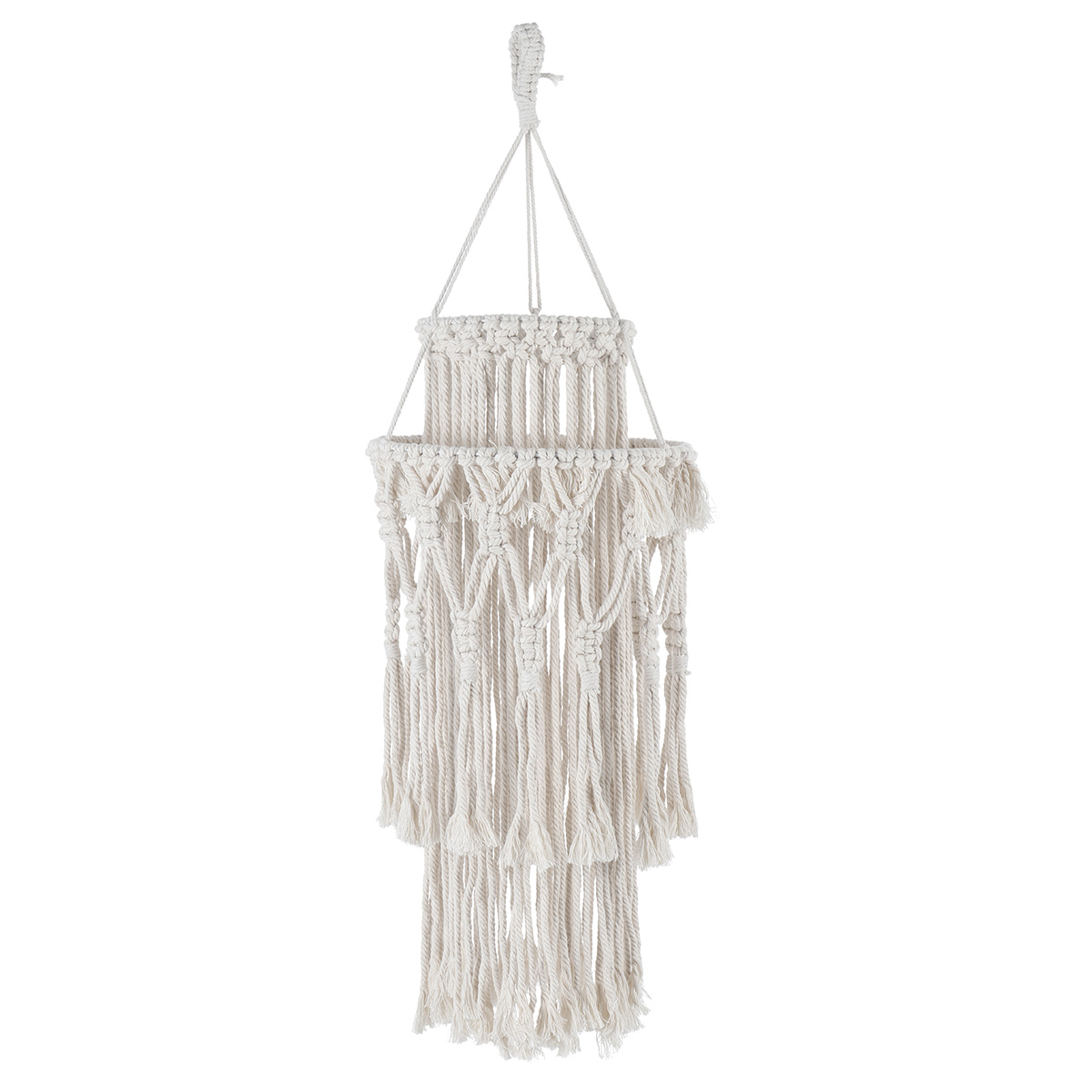 30x60CM2-TierLampshadeCeilingLightCoverHomePendantLampChandelierLampShade-1688920-6