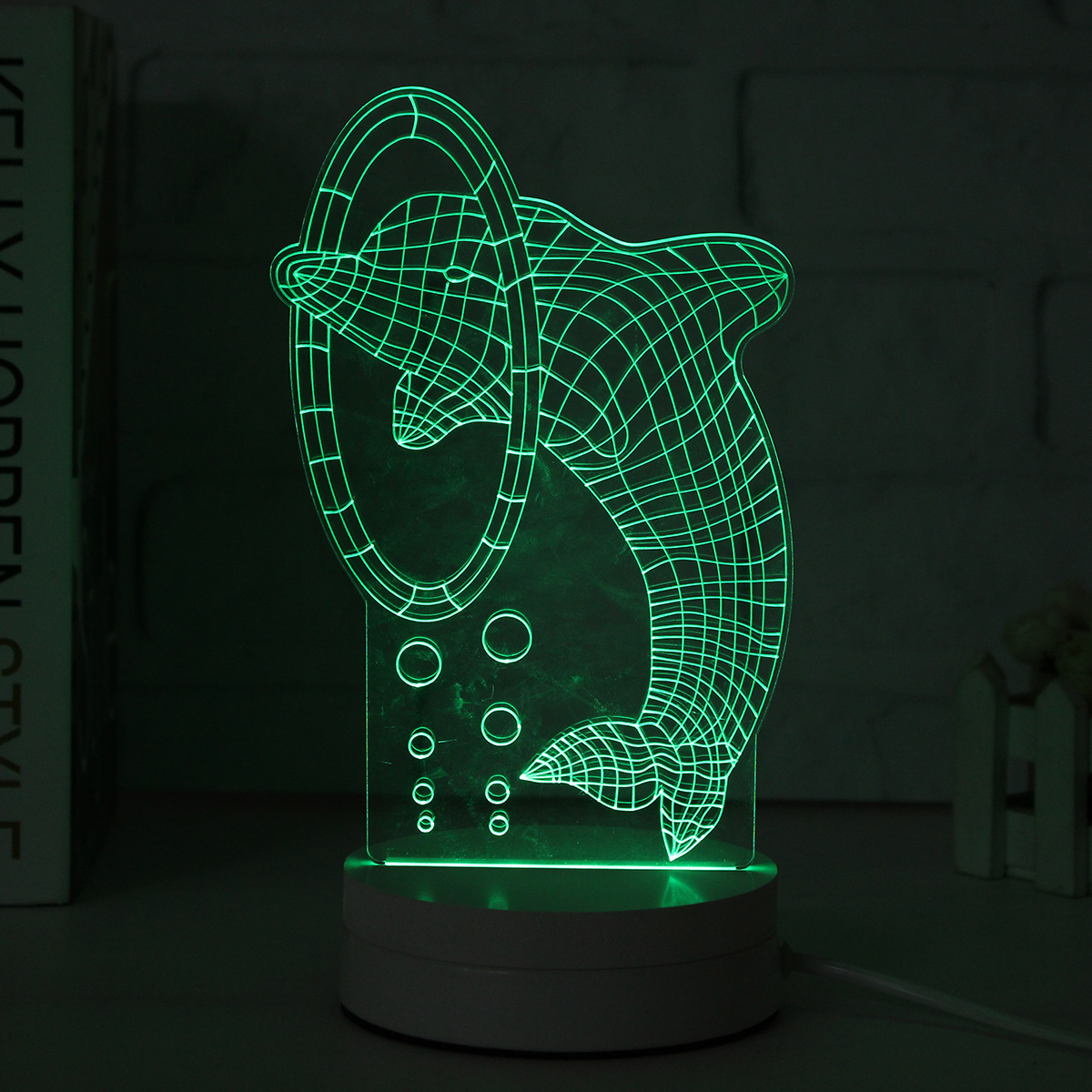 3DMulticolorLEDDolphinPatternNightLightLampwithSwitchHomePartyDecor220V-1748499-6