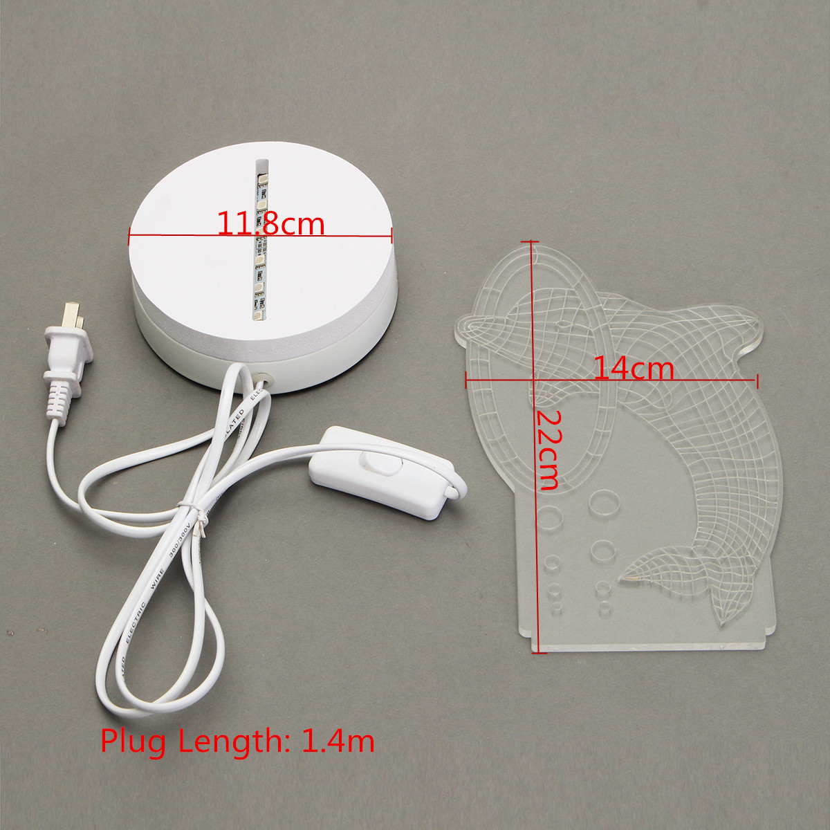 3DMulticolorLEDDolphinPatternNightLightLampwithSwitchHomePartyDecor220V-1748499-10