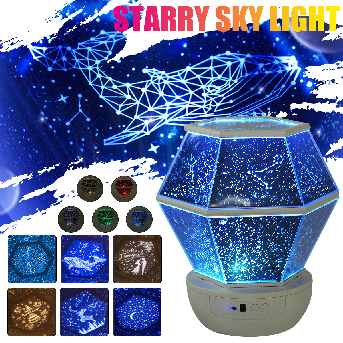 3StylesColorfulStarrySkyLightLEDProjectorMusicRomanticLampNightLight-1769885-2