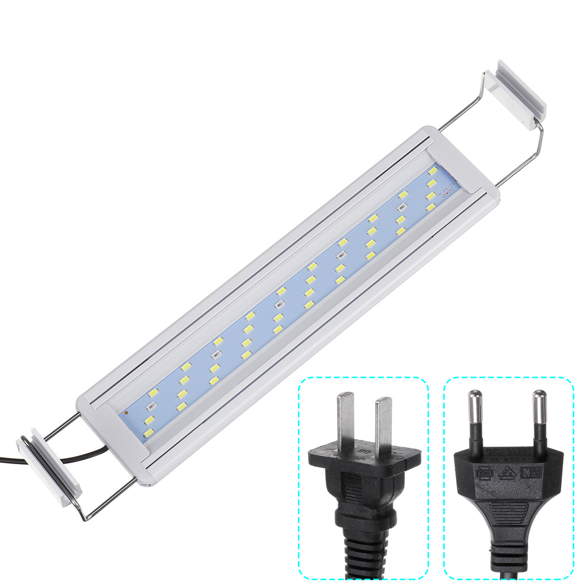 8WLEDFishTankLight30CMAquariumBracketClipLightAquariumLightingExtendableAquaticPlantLightfor30-40cmF-1795815-1