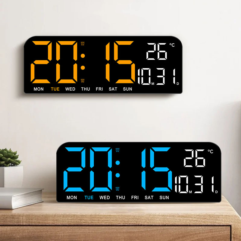 9InchLargeDigitalWallClockTemperatureDateWeekTimingCountdownLight-sensingTableClock2Alarm1224HLEDAla-2005591-1