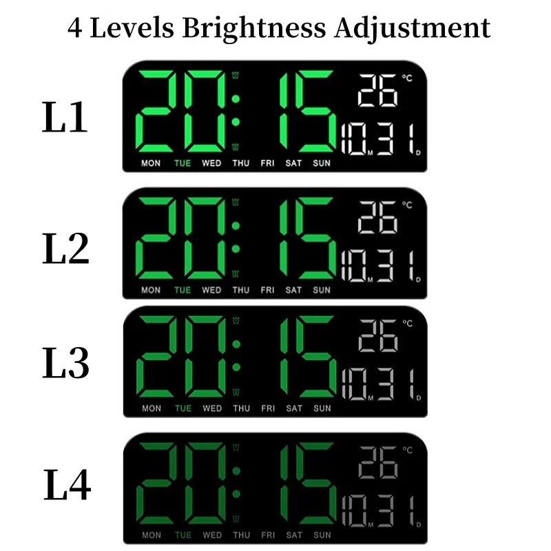 9InchLargeDigitalWallClockTemperatureDateWeekTimingCountdownLight-sensingTableClock2Alarm1224HLEDAla-2005591-4