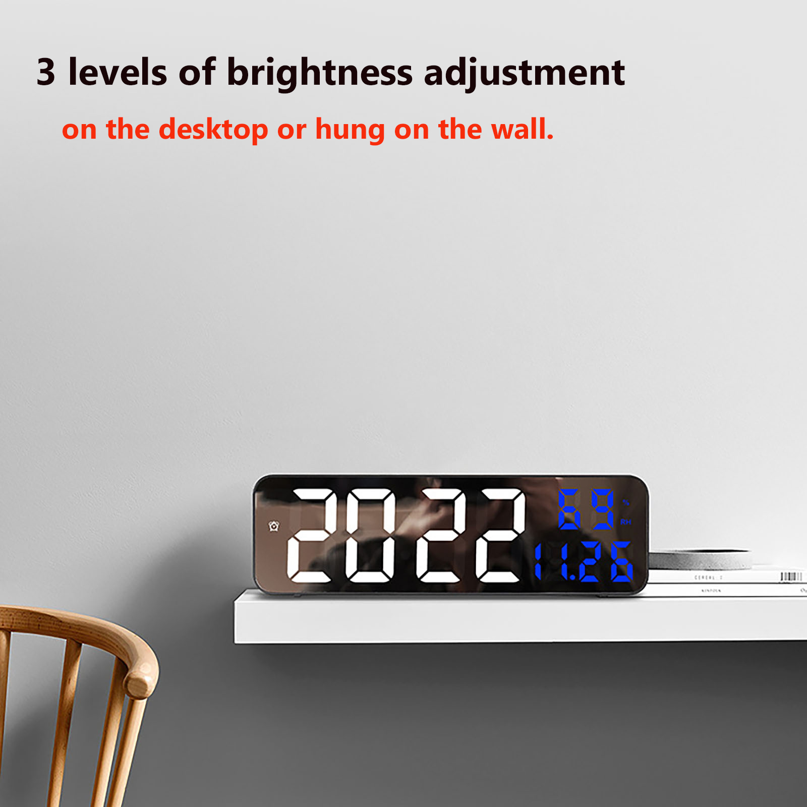 AGSIVODigitalWallClockAlarmClockLargeLEDDisplaywithAutomaticBrightnessIndoorTemperatureHumidityMonit-1998395-4