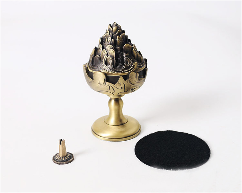 AntiqueIncenseCoilBurnerHolderAlloyHomefurnishingCreativeFumigatingFurnaceBuddhistCenser-1342348-8