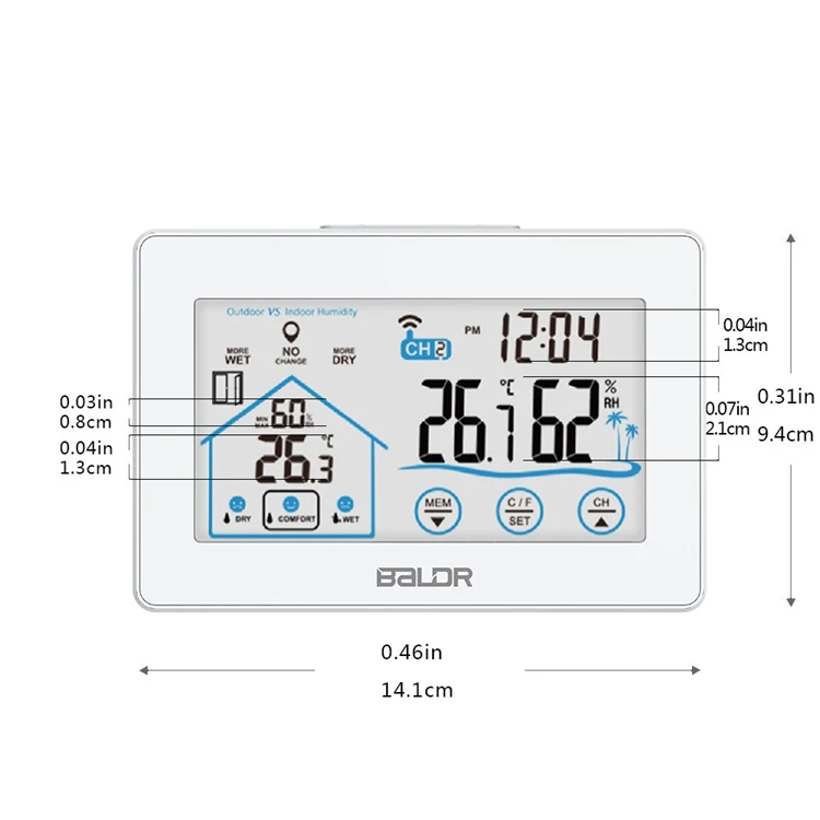 BALDRWirelessWeatherStationAlarmClockTouchScreenInOutdoorThermometerHygrometerForecastCalendarComfor-2007275-18