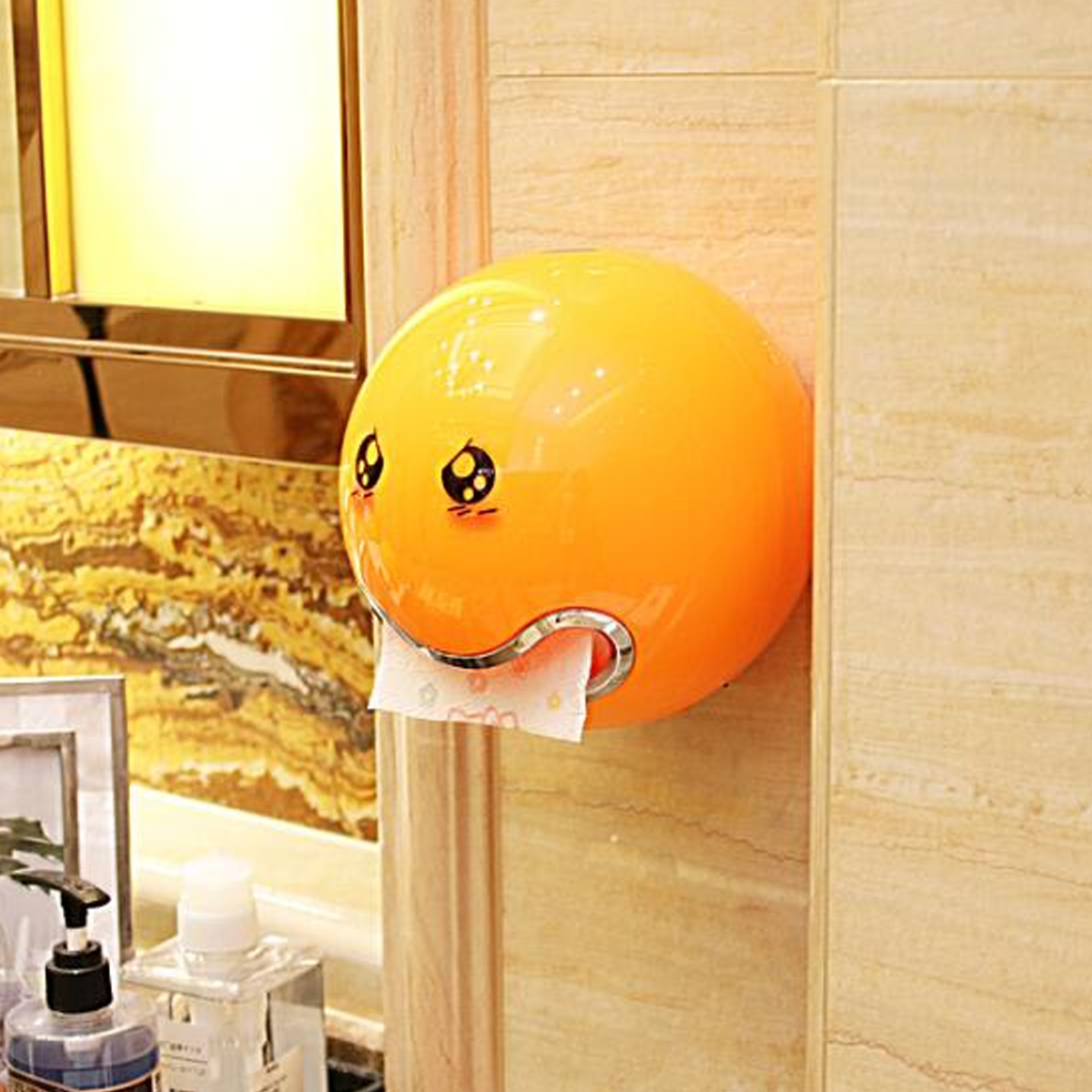 BathroomBallShapedFaceWallMountedTissueHolderToiletRollPaperBoxPaperShelfHolder-1634911-4