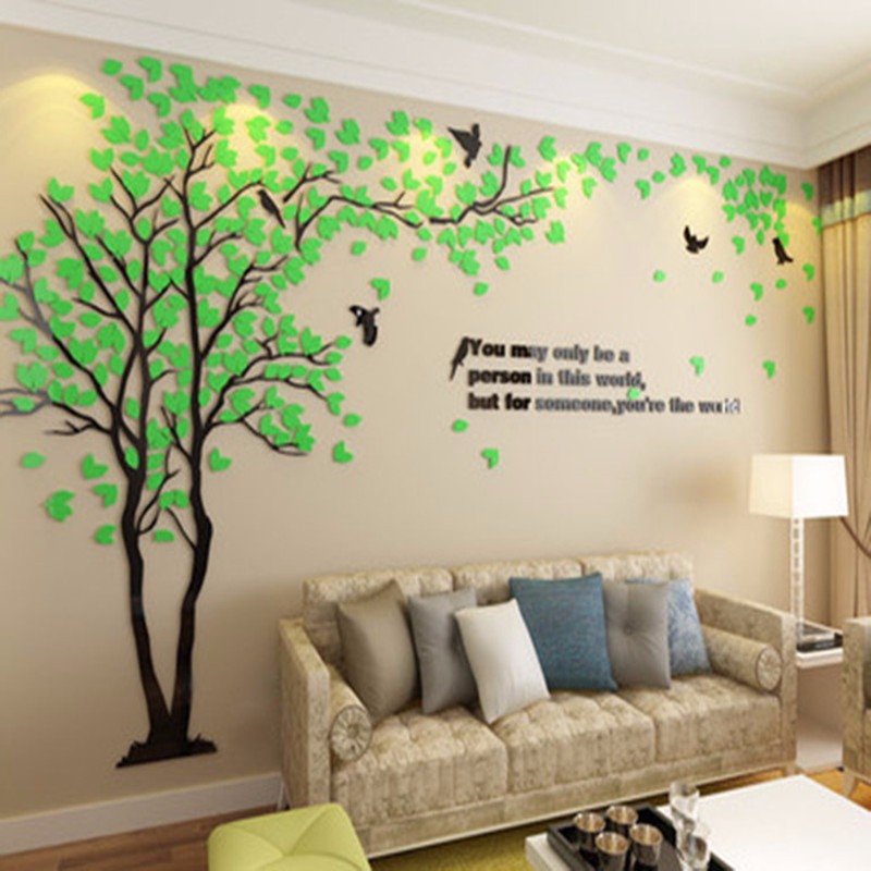 Beautiful3DTreeDIYMirrorWallDecalsStickersArtHomeRoomVinylDecorWallSticker-1633258-1