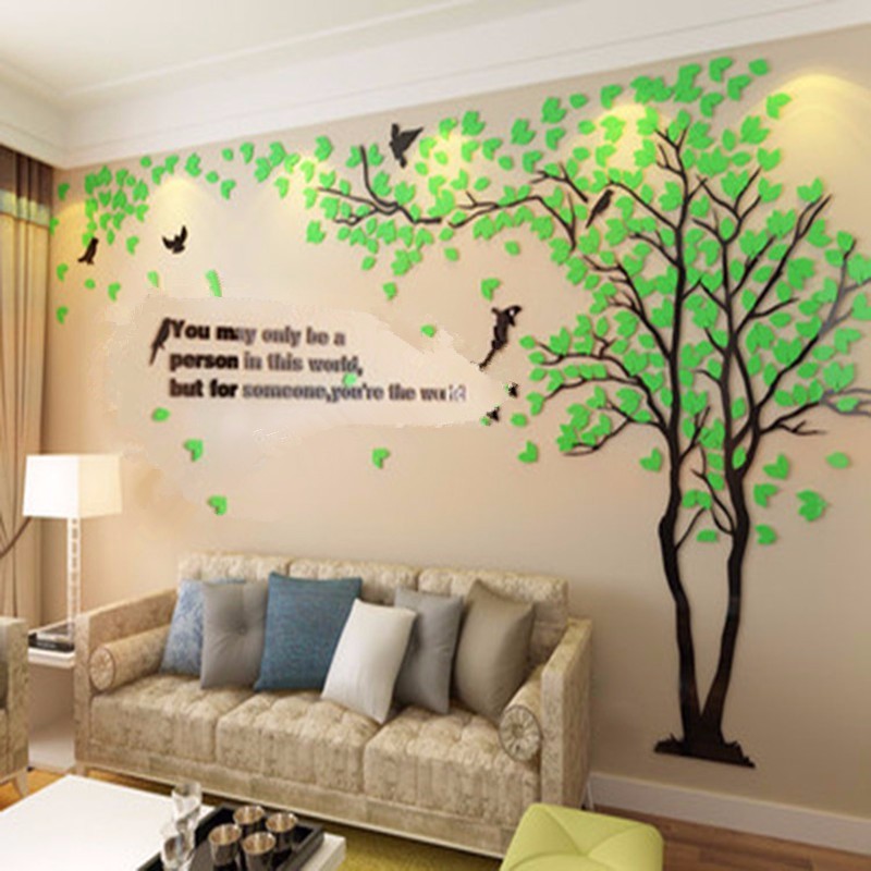 Beautiful3DTreeDIYMirrorWallDecalsStickersArtHomeRoomVinylDecorWallSticker-1633258-4