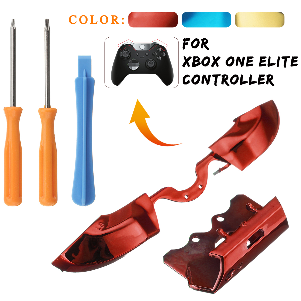 GameMachineOneEliteControllerLBRBBumperButtonFrontDamperReplacementTools-1644196-2