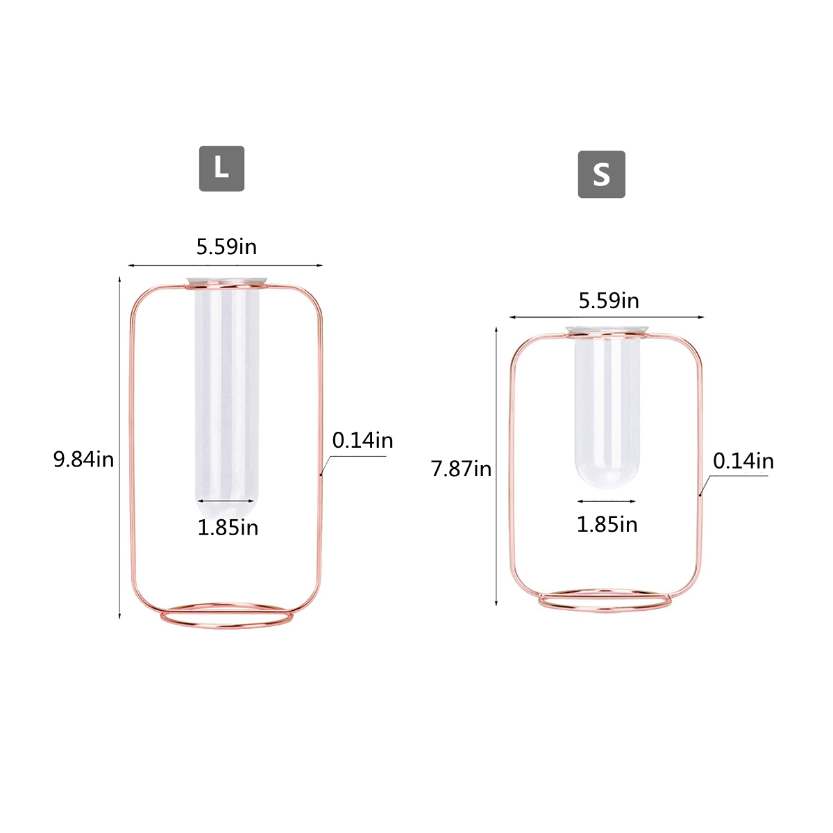 GlassTestTubeGlassVasePotContainerHolderPlantsFlowersDeskDecorGift-1691579-10